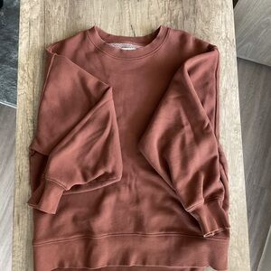 TNA Cozy Brown Crewneck